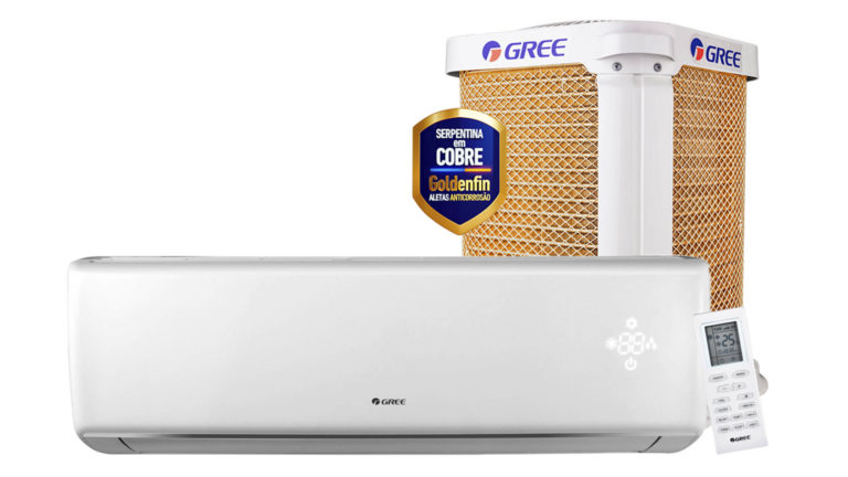 Gree lança ar-condicionado com proteção Goldenfin anticorrosiva e resistente aos efeitos climáticos
