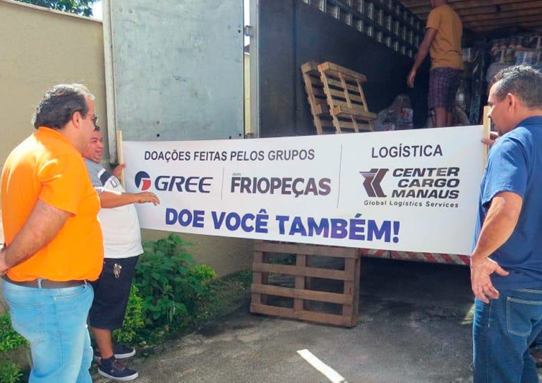 Gree participa de ação social em prol das vítimas das chuvas em Bertioga
