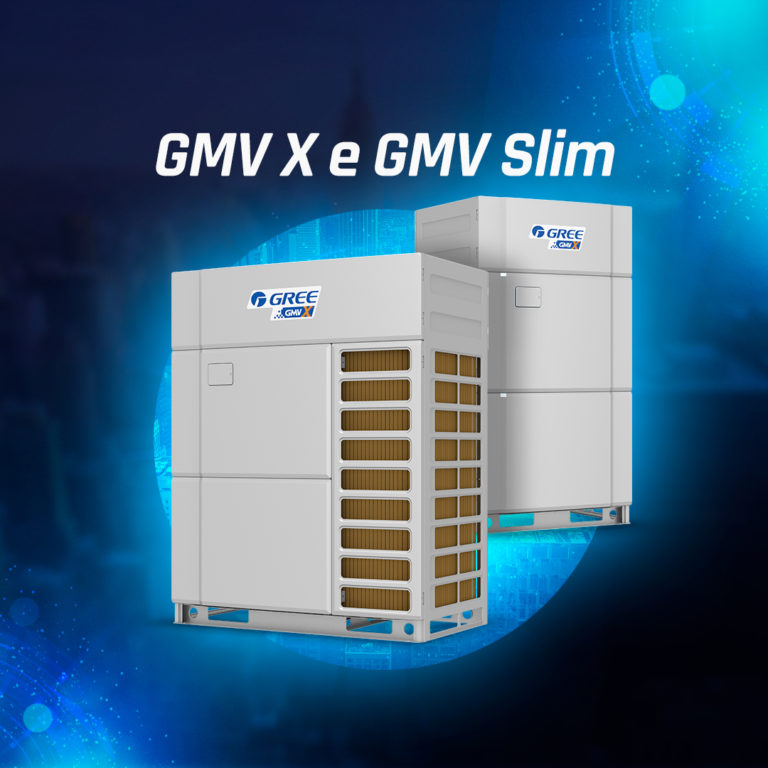 Gree amplia linha GMV com novos aparelhos de ar-condicionado de alta capacidade e tamanho compacto