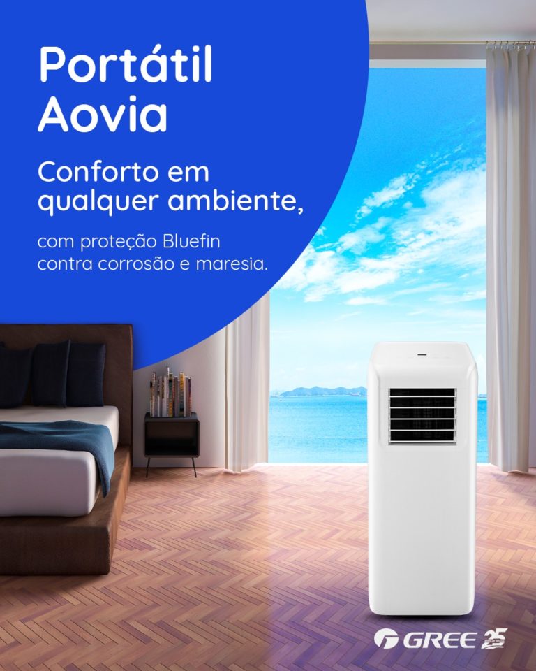 Ar-condicionado portátil: praticidade que conquista consumidores