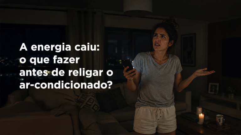 A energia caiu: o que fazer antes de religar o ar-condicionado?